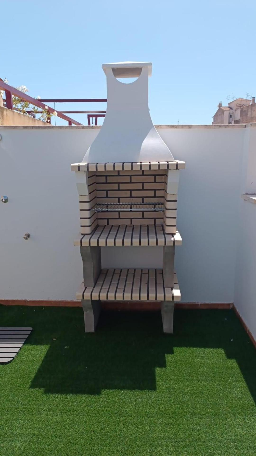 Estudio Centro Malaga Terraza Y Barbacoa Esterno foto